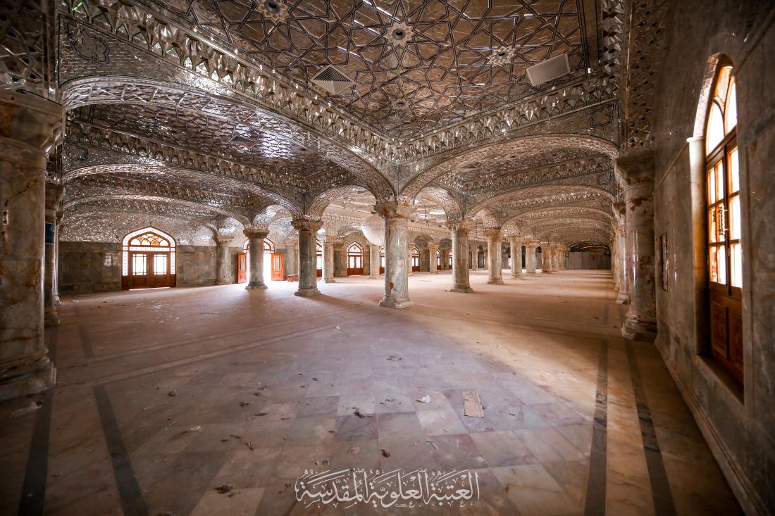 صحن فاطمة الزهراء عليها السلام - فن العمارة الاسلامية في صور | 
