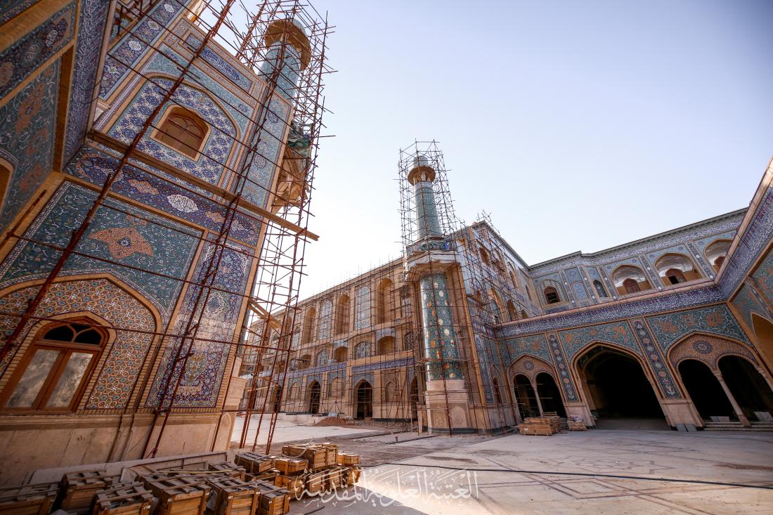 صحن فاطمة الزهراء عليها السلام - فن العمارة الاسلامية في صور | 