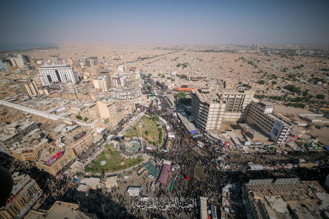 صور جوية في ذكرى رحيل سيد الكائنات ورسول الرحمة | 