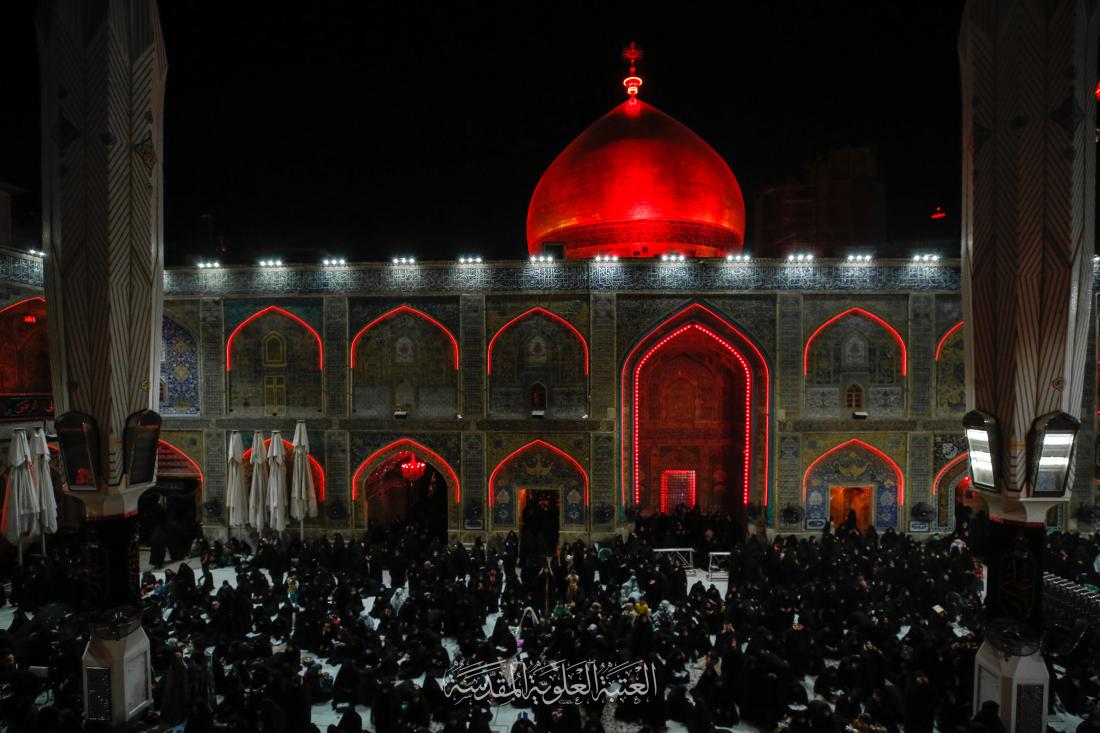 جموع المؤمنين يحيون الليلة الثانية من ليالي القدر المباركة في رحاب الصحن العلوي المطهر | 