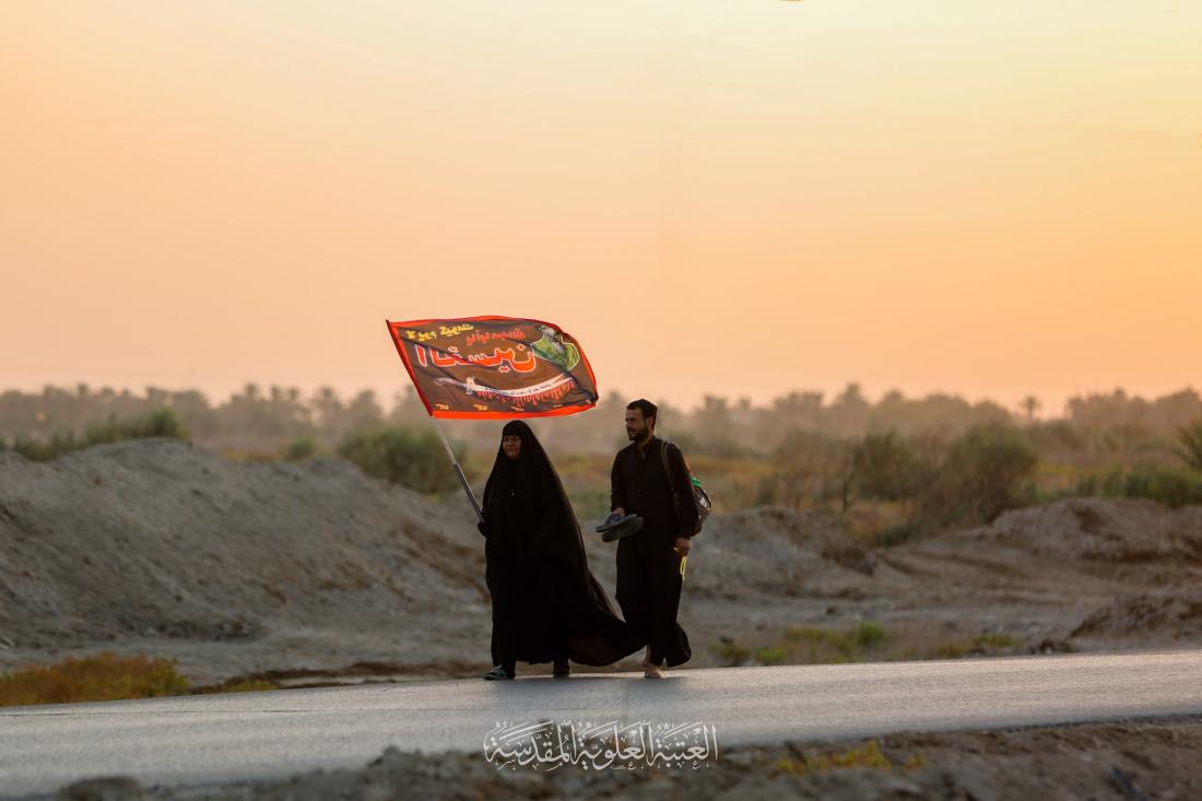 جحافل المسيرة الحسينية في محافظة الديوانية تواصل زحفها نحو كربلاء الإباء | 