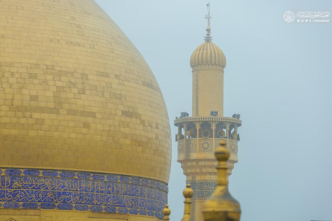 صباح معطر بأريج الندى .. من جوار مرقد سيد الأوصياء ويعسوب الدين وقائد الغر المحجلين أمير المؤمنين علي بن أبي طالب (صلوات الله وسلامه عليه) | 