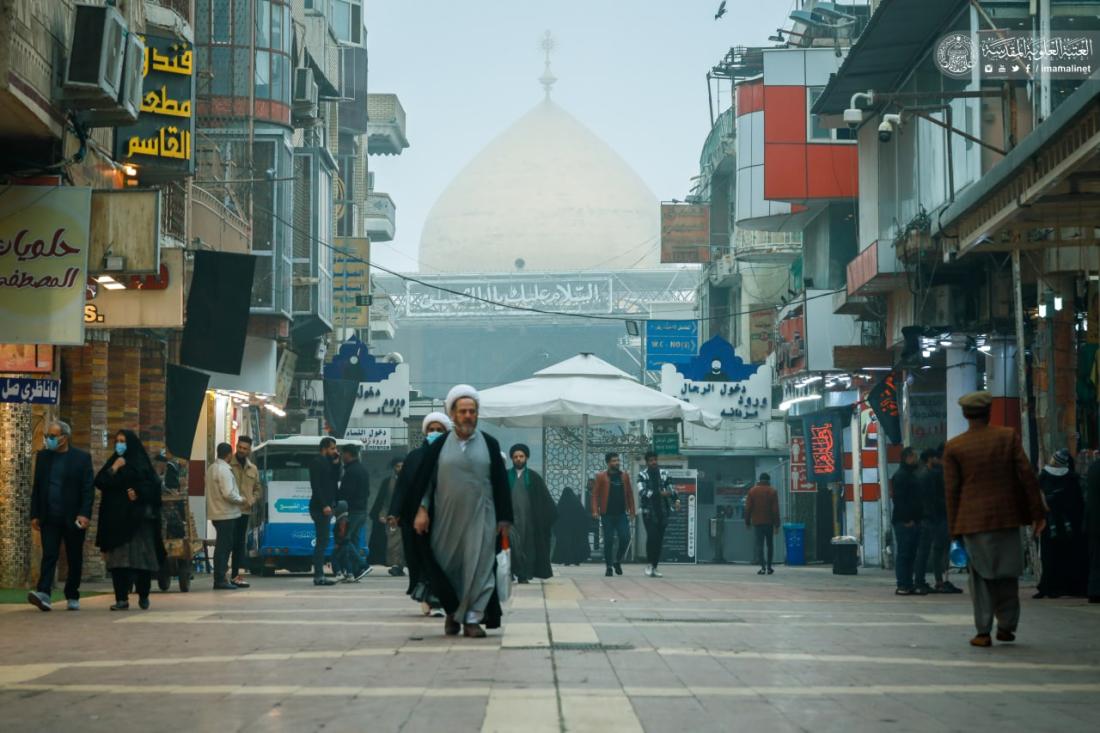 صباح معطر بأريج الندى .. من جوار مرقد سيد الأوصياء ويعسوب الدين وقائد الغر المحجلين أمير المؤمنين علي بن أبي طالب (صلوات الله وسلامه عليه) | 