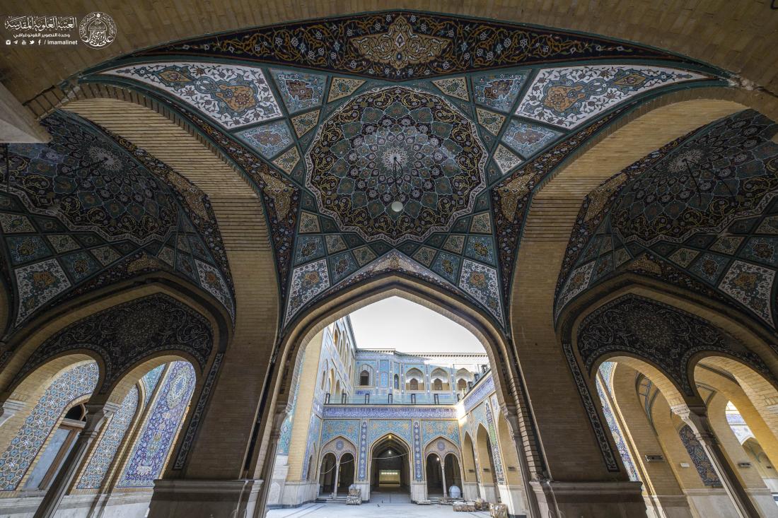روعة التصاميم والزخارف المعمارية في صحن فاطمة الزهراء (عليها السلام) | 