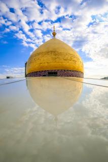 القبة الشريفة حديثا
