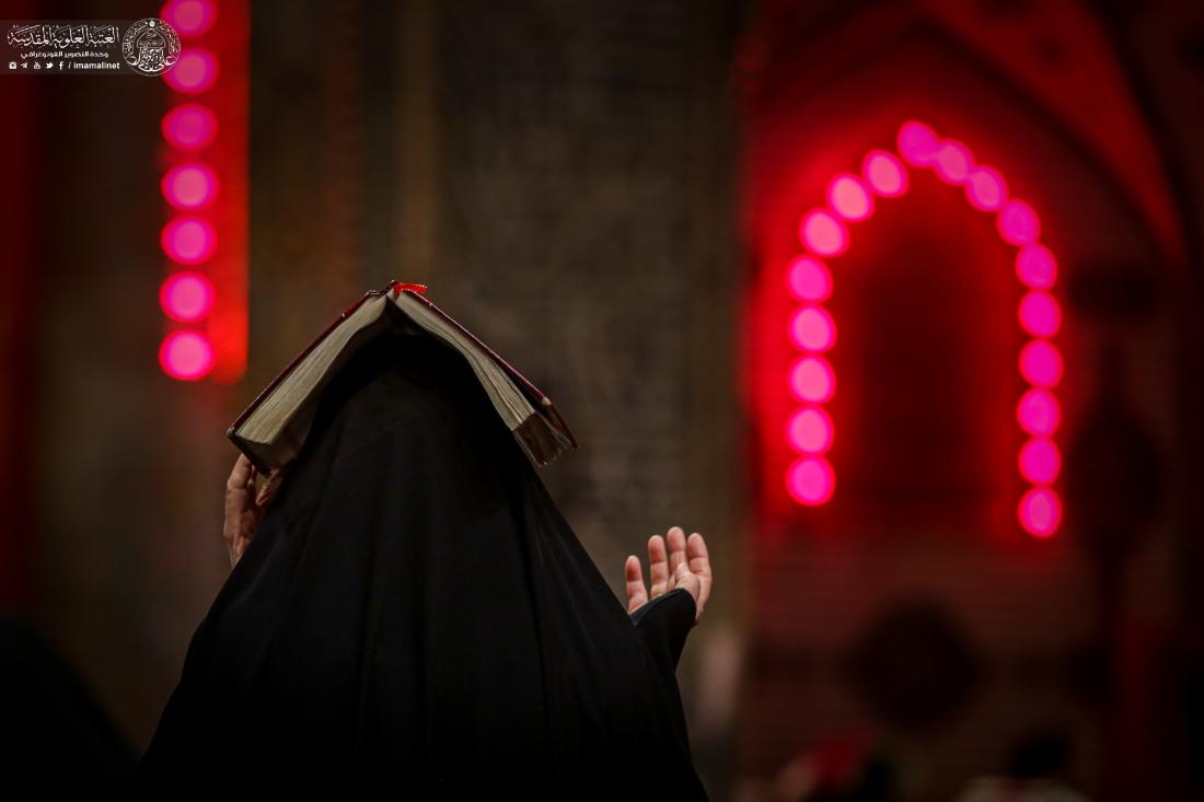 زائرو مرقد المولى أمير المؤمنين (عليه السلام) يحييون ليلة القدر بروايتها الثانية - ليلة الحادي والعشرين من شهر رمضان - ليلة شهادته الأليمة | 