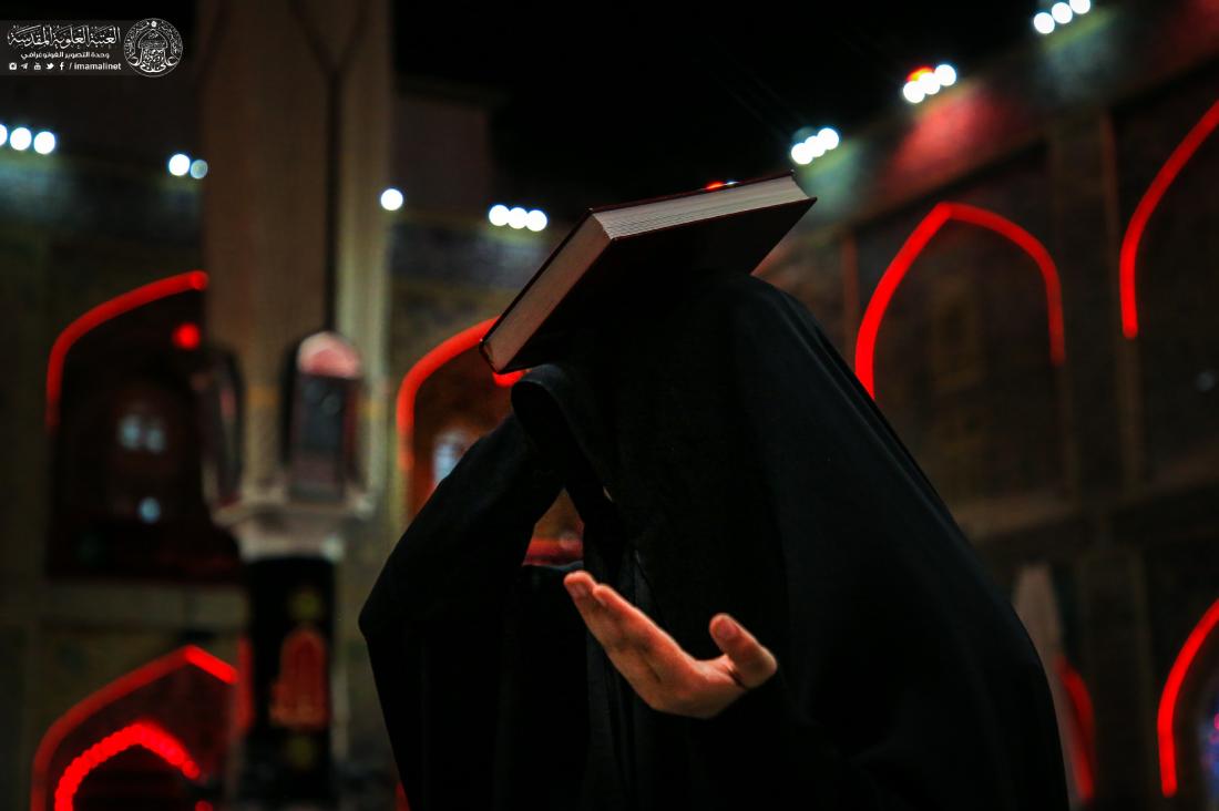 زائرو مرقد المولى أمير المؤمنين (عليه السلام) يحييون ليلة القدر بروايتها الثانية - ليلة الحادي والعشرين من شهر رمضان - ليلة شهادته الأليمة | 