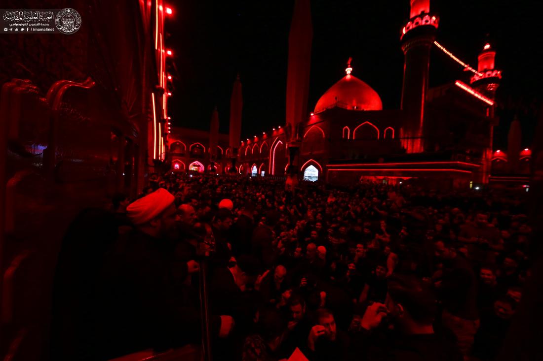 مجلس عزاء شهادة امير المؤمنين علي (عليه السلام) في الصحن الحيدري الطاهر | 