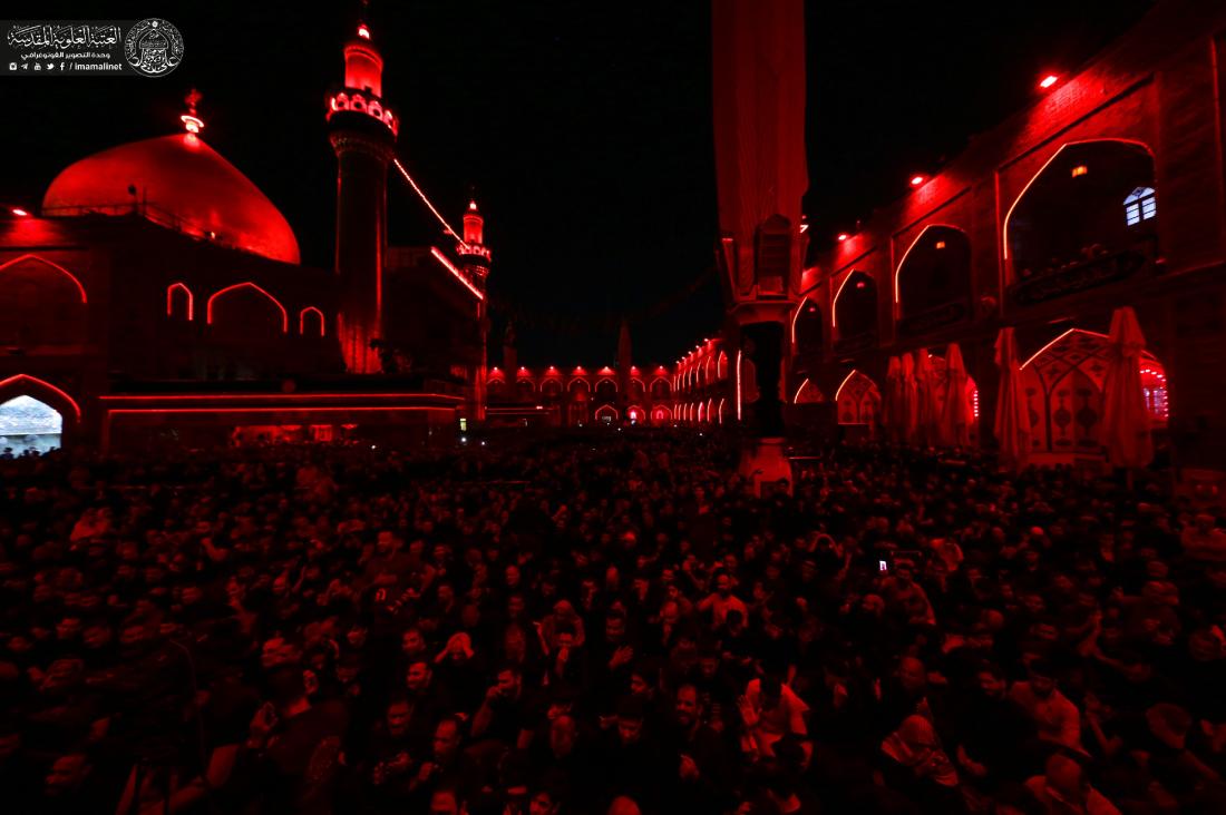 مجلس عزاء شهادة امير المؤمنين علي (عليه السلام) في الصحن الحيدري الطاهر | 