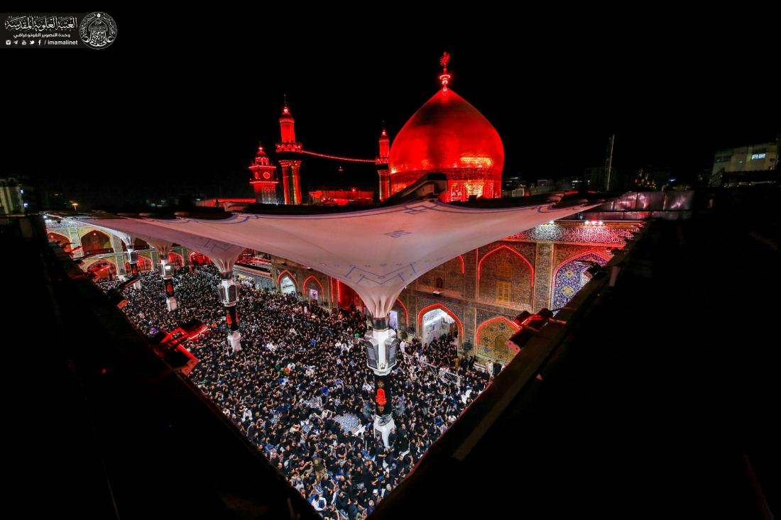 الأمانة العامة للعتبة العلوية المقدسة تستقبل مواكب العزاء القادمة من الكاظمية وكربلاء المقدستين والوافدة لإحياء ذكرى شهادة المولى أمير المؤمنين عليه السلام في رحاب مرقده الطاهر | 