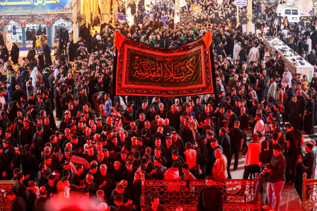 الأمانة العامة للعتبة العلوية المقدسة تستقبل مواكب العزاء القادمة من الكاظمية وكربلاء المقدستين والوافدة لإحياء ذكرى شهادة المولى أمير المؤمنين عليه السلام في رحاب مرقده الطاهر | 