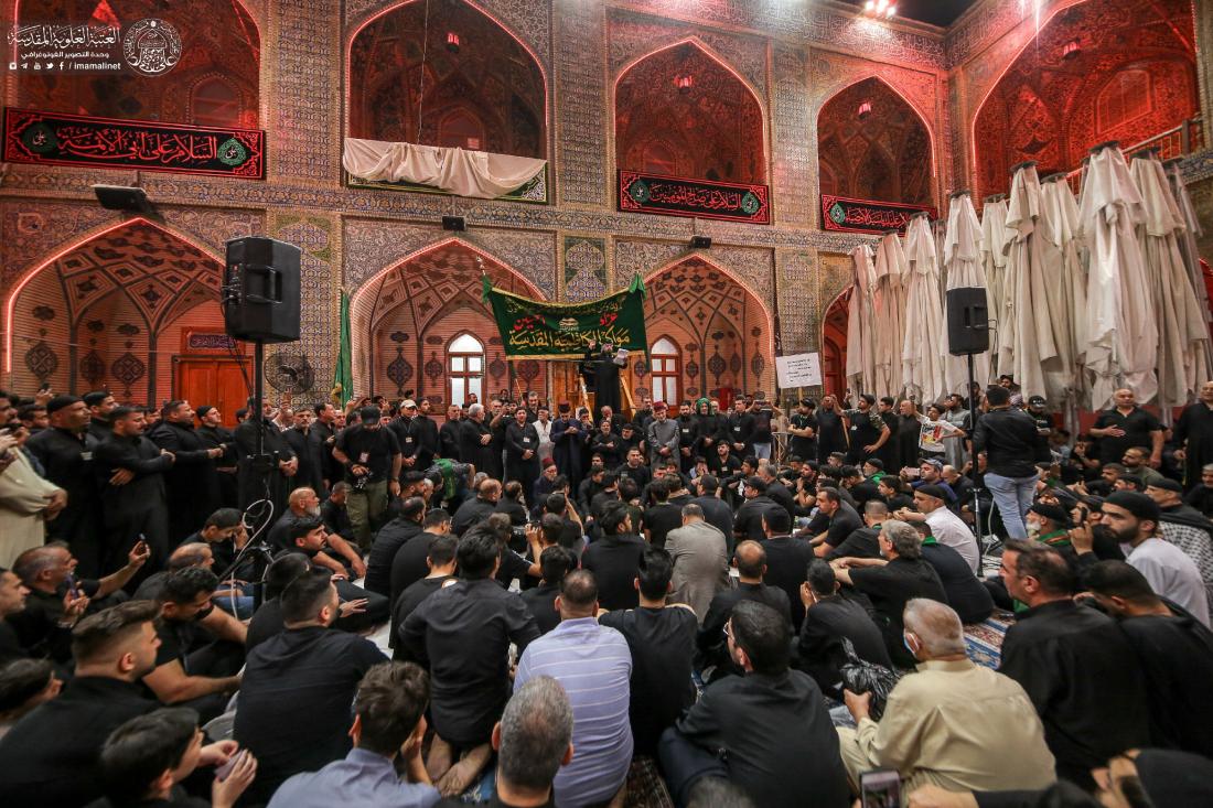 الأمانة العامة للعتبة العلوية المقدسة تستقبل مواكب العزاء القادمة من الكاظمية وكربلاء المقدستين والوافدة لإحياء ذكرى شهادة المولى أمير المؤمنين عليه السلام في رحاب مرقده الطاهر | 