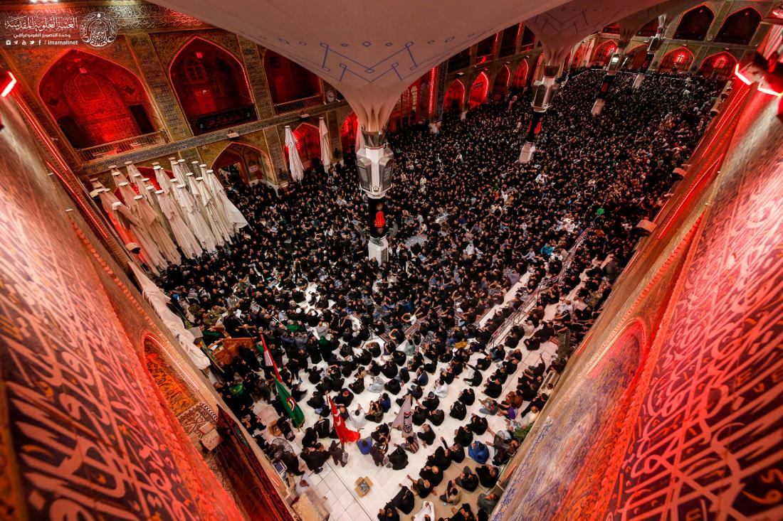 الأمانة العامة للعتبة العلوية المقدسة تستقبل مواكب العزاء القادمة من الكاظمية وكربلاء المقدستين والوافدة لإحياء ذكرى شهادة المولى أمير المؤمنين عليه السلام في رحاب مرقده الطاهر | 