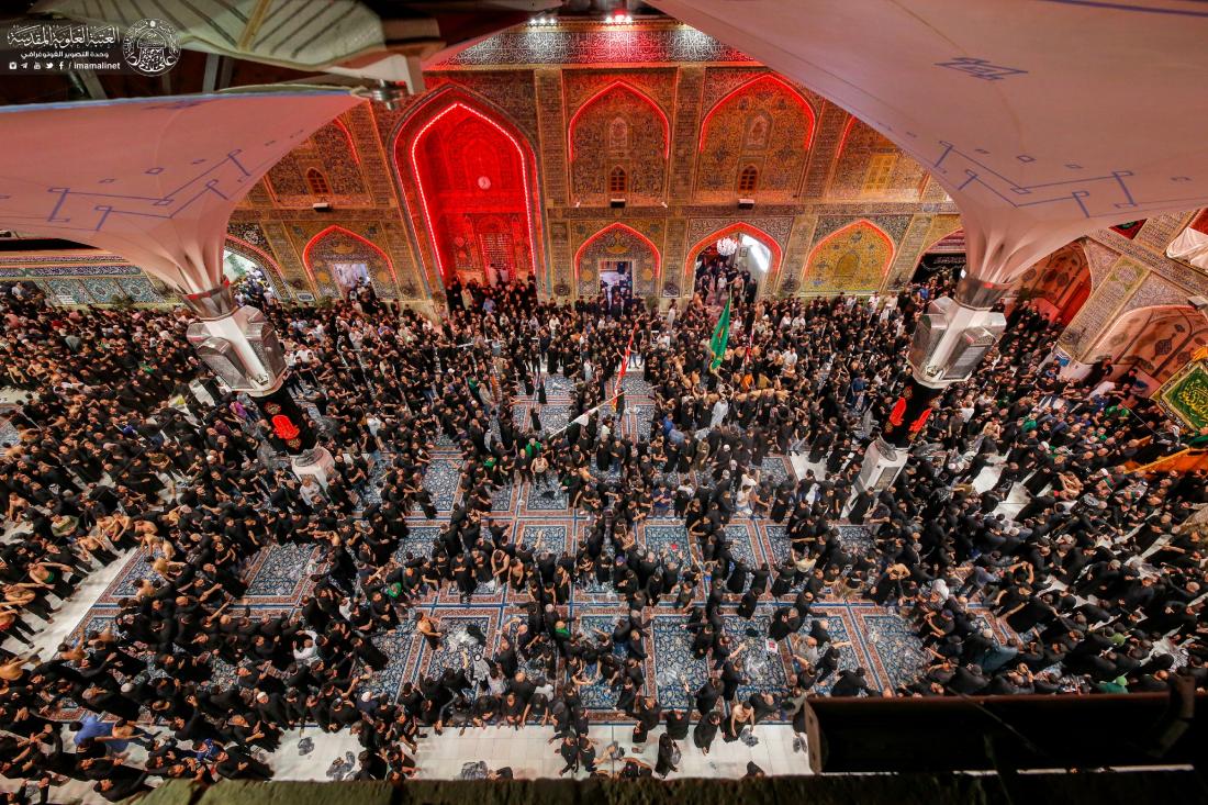 الأمانة العامة للعتبة العلوية المقدسة تستقبل مواكب العزاء القادمة من الكاظمية وكربلاء المقدستين والوافدة لإحياء ذكرى شهادة المولى أمير المؤمنين عليه السلام في رحاب مرقده الطاهر | 