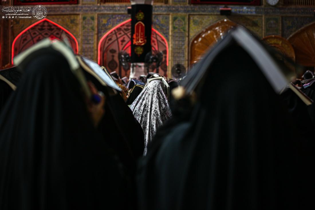 الأجواء العبادية في حرم المولى أمير المؤمنين (عليه السلام)، والصحن الحيدري الشريف - إحياء أعمال الليلة الثالثة والعشرين - ليلة القدر بروايتها الثالثة | 