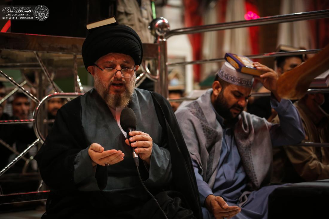 الأجواء العبادية في حرم المولى أمير المؤمنين (عليه السلام)، والصحن الحيدري الشريف - إحياء أعمال الليلة الثالثة والعشرين - ليلة القدر بروايتها الثالثة | 