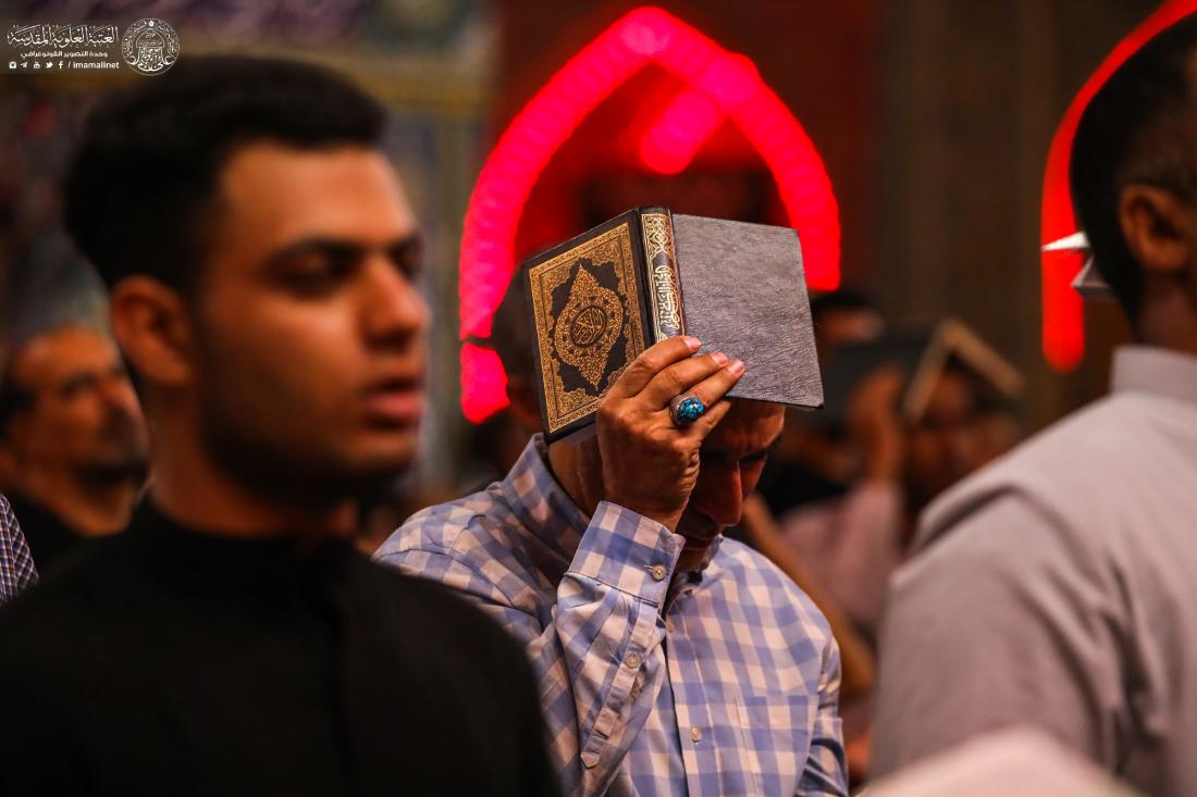 الأجواء العبادية في حرم المولى أمير المؤمنين (عليه السلام)، والصحن الحيدري الشريف - إحياء أعمال الليلة الثالثة والعشرين - ليلة القدر بروايتها الثالثة | 