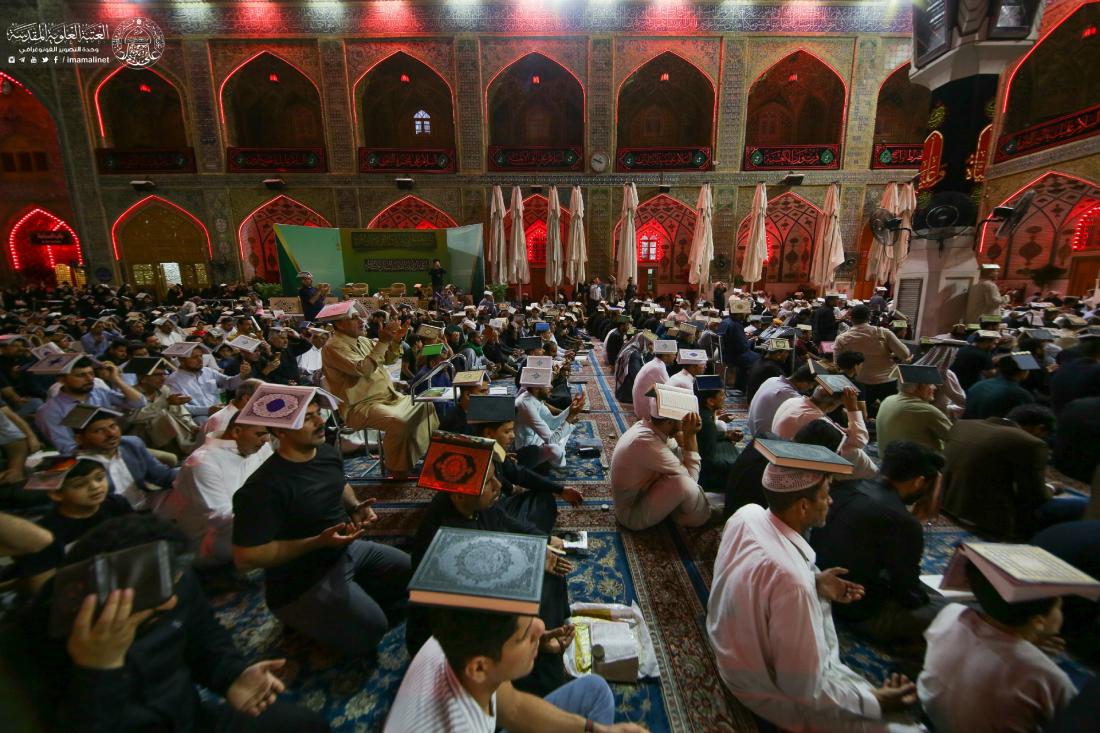 الأجواء العبادية في حرم المولى أمير المؤمنين (عليه السلام)، والصحن الحيدري الشريف - إحياء أعمال الليلة الثالثة والعشرين - ليلة القدر بروايتها الثالثة | 