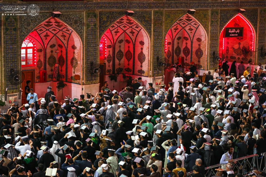 الأجواء العبادية في حرم المولى أمير المؤمنين (عليه السلام)، والصحن الحيدري الشريف - إحياء أعمال الليلة الثالثة والعشرين - ليلة القدر بروايتها الثالثة | 