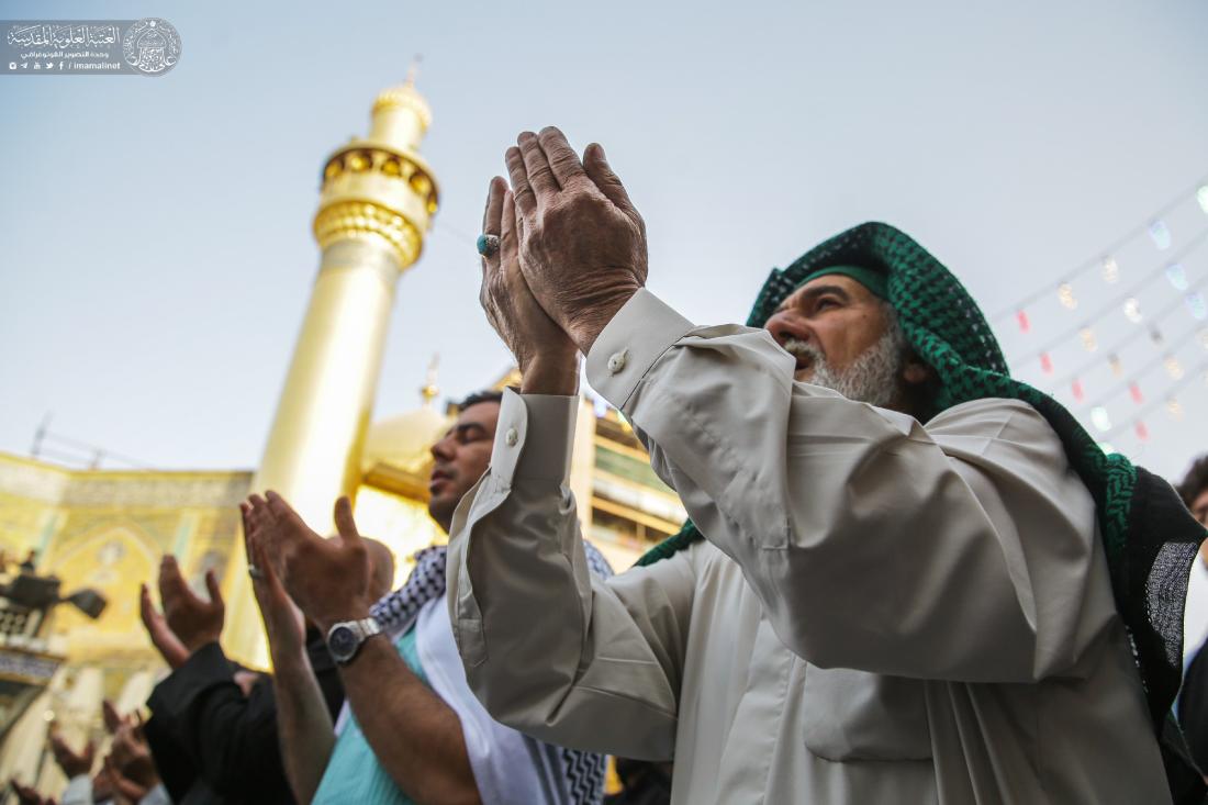 مراسم إقامة صلاة عيد الفطر المبارك في رحاب مرقد المولى أمير المؤمنين (عليه السلام) | 