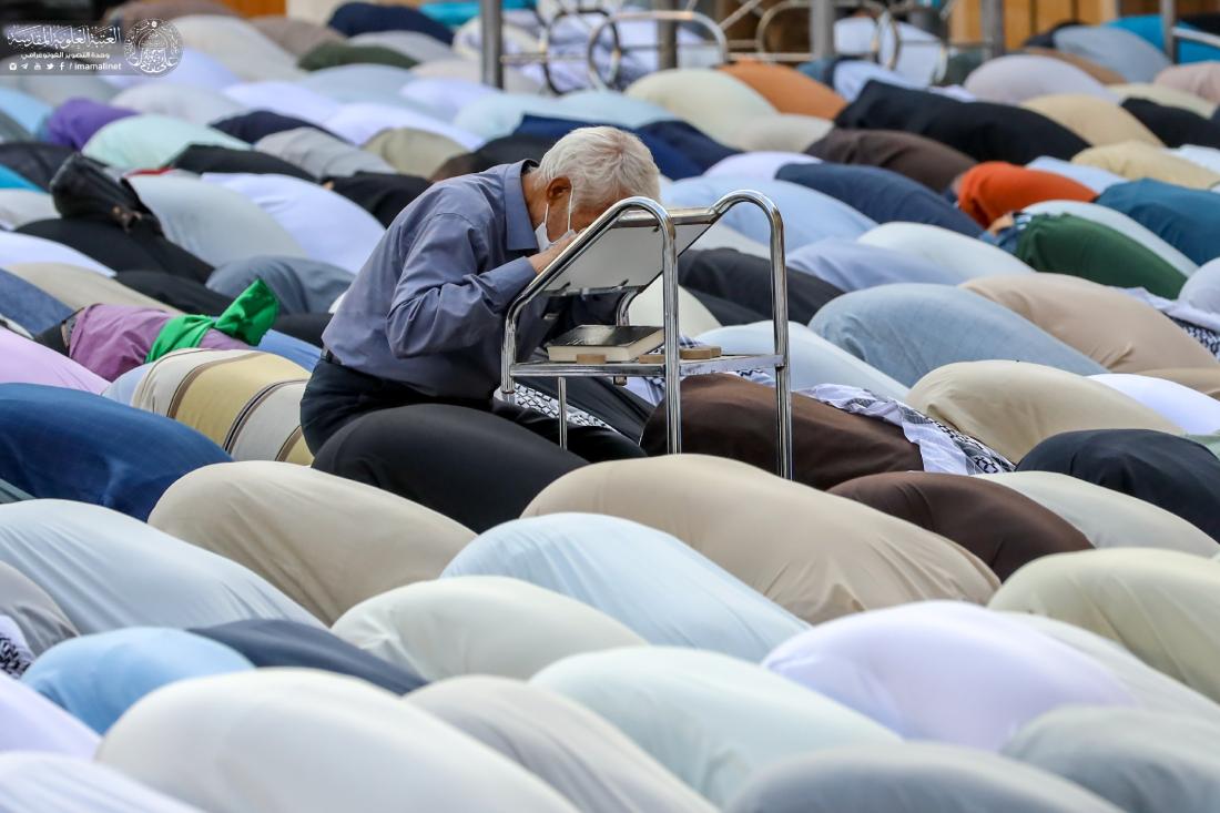 مراسم إقامة صلاة عيد الفطر المبارك في رحاب مرقد المولى أمير المؤمنين (عليه السلام) | 