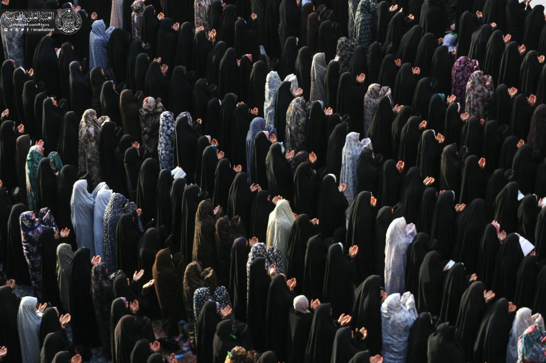 مراسم إقامة صلاة عيد الفطر المبارك في رحاب مرقد المولى أمير المؤمنين (عليه السلام) | 