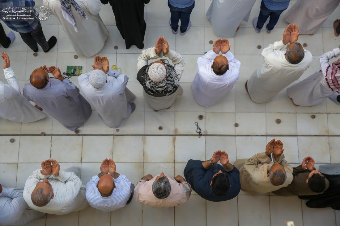 مراسم إقامة صلاة عيد الفطر المبارك في رحاب مرقد المولى أمير المؤمنين (عليه السلام) | 