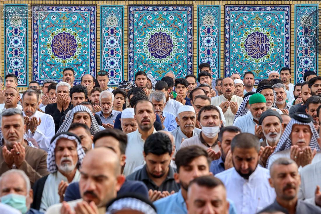 مراسم إقامة صلاة عيد الفطر المبارك في رحاب مرقد المولى أمير المؤمنين (عليه السلام) | 