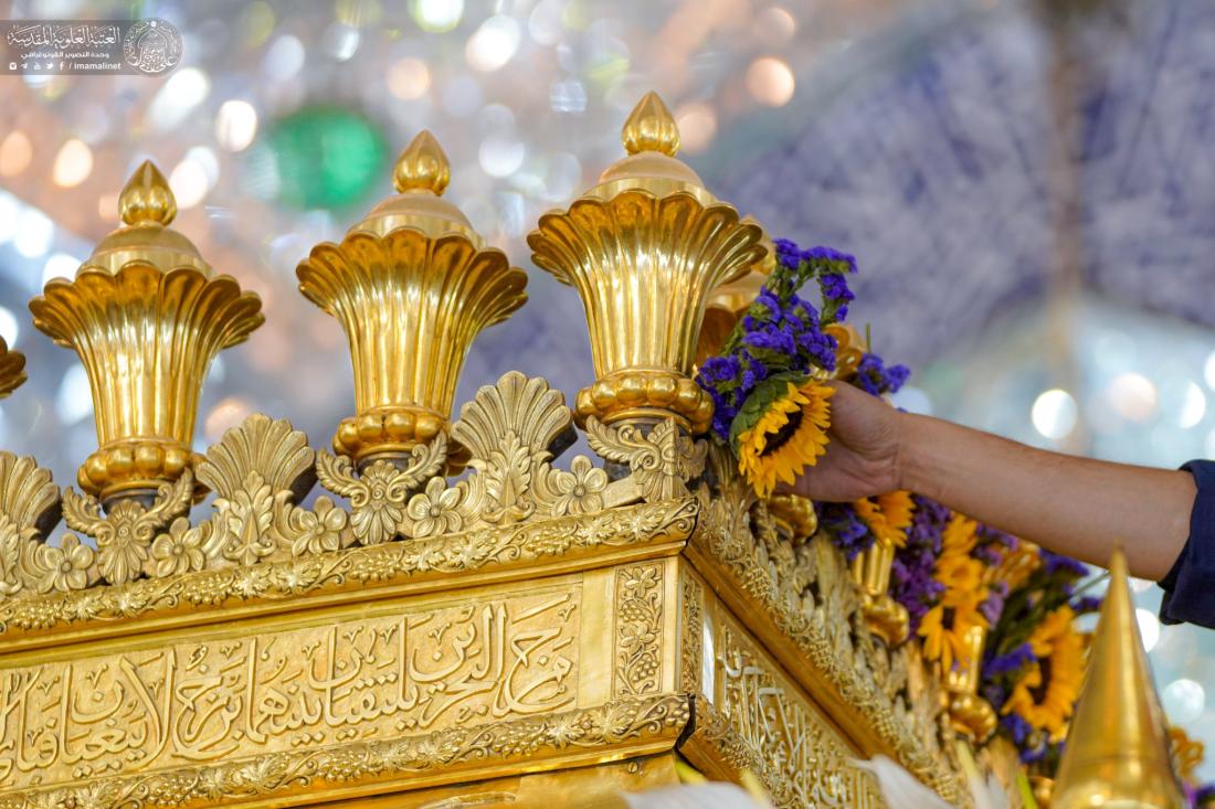تتزيّن آلاف الورود بوضعها على ضريح أمير المؤمنين (ع) بمناسبة عيد الغدير الأغر | 