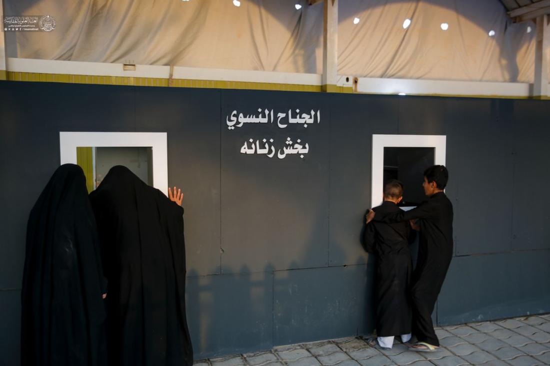 منتسبو العتبة العلوية المقدسة يتشرفون بتقديم الخدمات للزائرين في استراحة المرتضى (ع) على طريق يا حسين | 