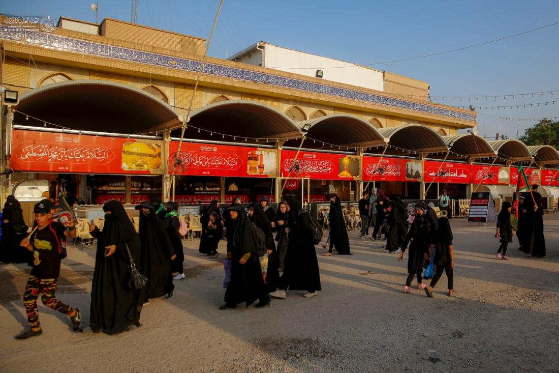 منتسبو العتبة العلوية المقدسة يتشرفون بتقديم الخدمات للزائرين في استراحة المرتضى (ع) على طريق يا حسين | 