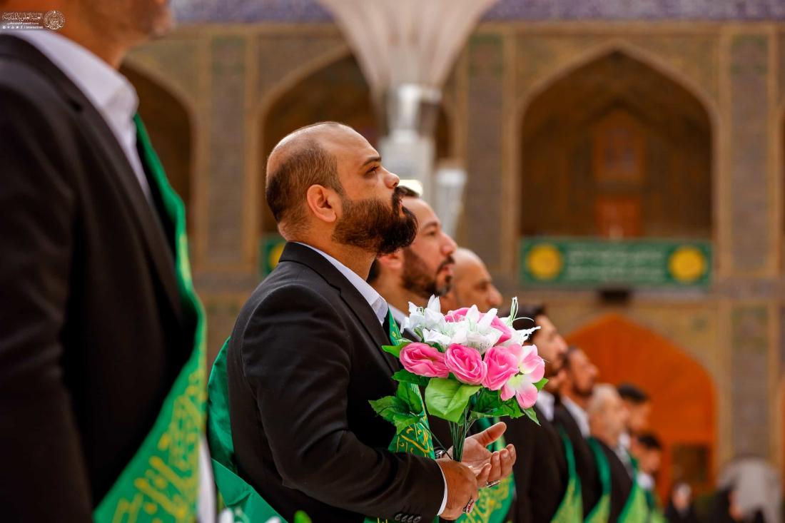 مراسم الزيارة الصباحية .. منتسبو العتبة العلوية المقدسة يحيون الذكرى العطرة الميمونة لمولد السيدة زينب (عليها السلام) في رحاب مرقد المولى أمير المؤمنين (عليه السلام) | 
