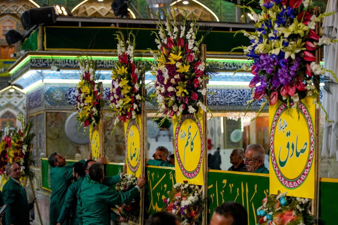 مظاهر الزينة والفرح تُزيِّن أرجاء الصحن العلوي المُطهّر بمناسبة المبعث النبوي الشريف | 