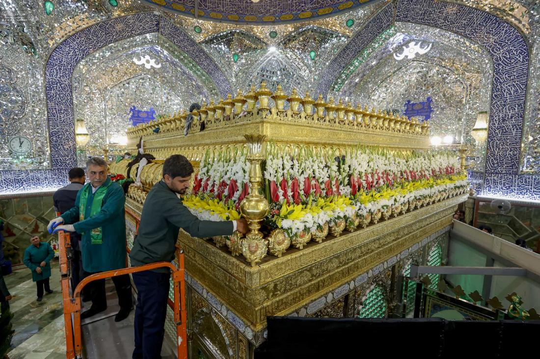 مظاهر الزينة والفرح تُزيِّن أرجاء الصحن العلوي المُطهّر بمناسبة المبعث النبوي الشريف | 