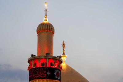منارة مرقد الامام علي 