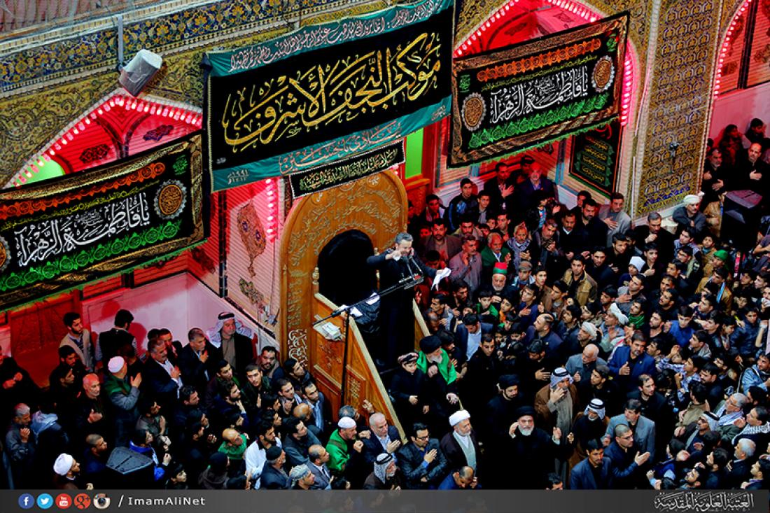 تقرير مصور : اليوم الثالث لمجالس الغزاء داخل الصحن الحيدري الشريف بذكرى شهادة الزهراء سلام الله عليها  | 