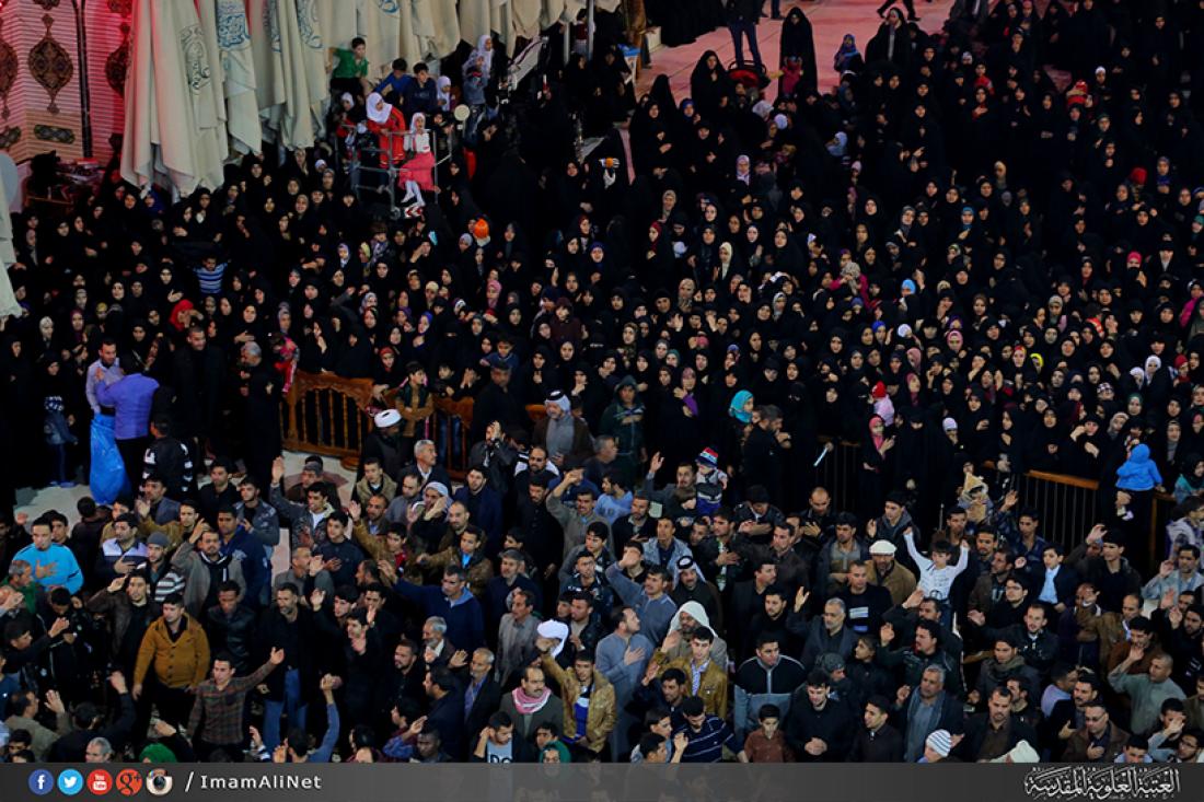 تقرير مصور : اليوم الثالث لمجالس الغزاء داخل الصحن الحيدري الشريف بذكرى شهادة الزهراء سلام الله عليها  | 