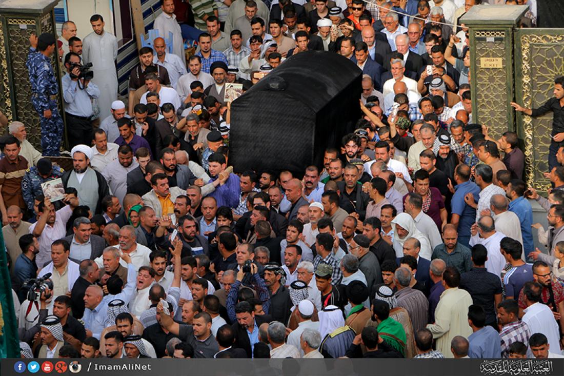 تقرير مصور : تشيع جنازة المرحوم العلامه السيد محمد بحر العلوم رحمه الله  | 