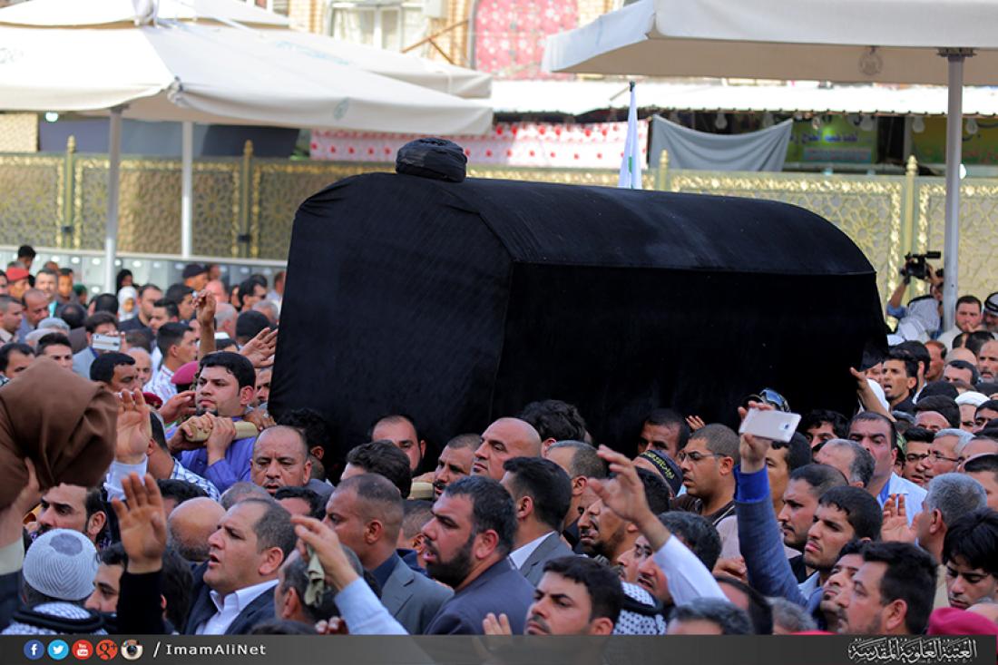تقرير مصور : تشيع جنازة المرحوم العلامه السيد محمد بحر العلوم رحمه الله  | 