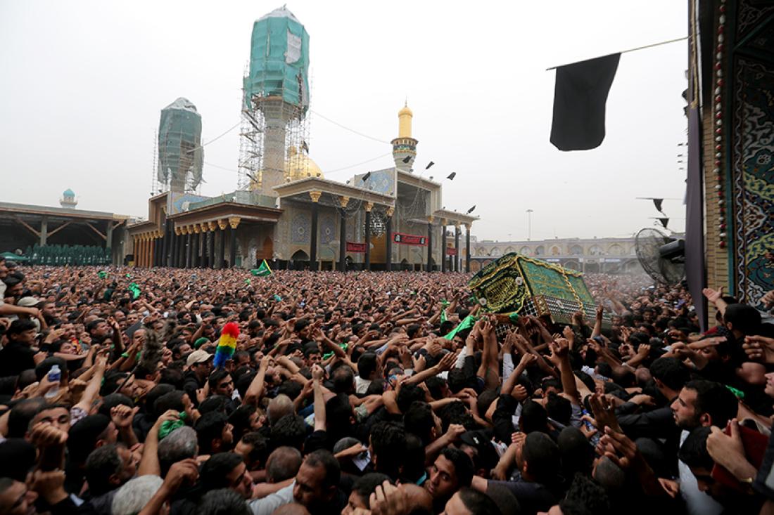 تقرير مصور : مراسيم التشيع الرمزي في ذكرى شهادة الامام موسى بن جعفر الكاظم سلام الله عليه | 