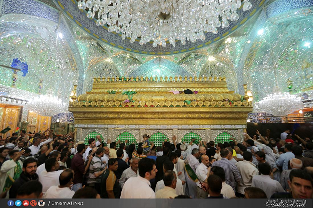 تقرير مصور : احياء ليلة المبعث النبوي الشريف في مرقد الامام امير المؤمنين سلام الله عليه  | 