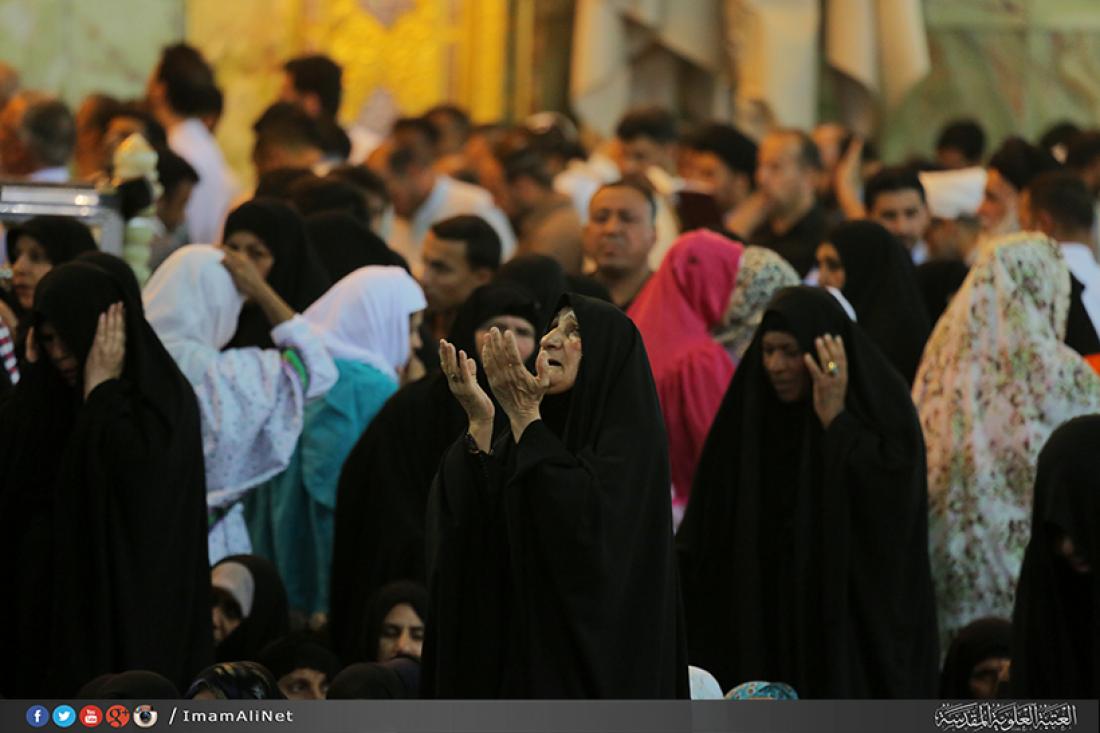 تقرير مصور : احياء ليلة المبعث النبوي الشريف في مرقد الامام امير المؤمنين سلام الله عليه  | 