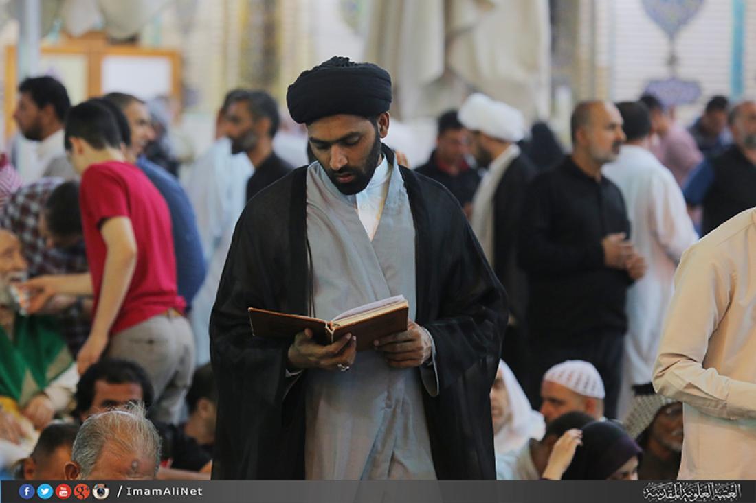 تقرير مصور : احياء ليلة المبعث النبوي الشريف في مرقد الامام امير المؤمنين سلام الله عليه  | 