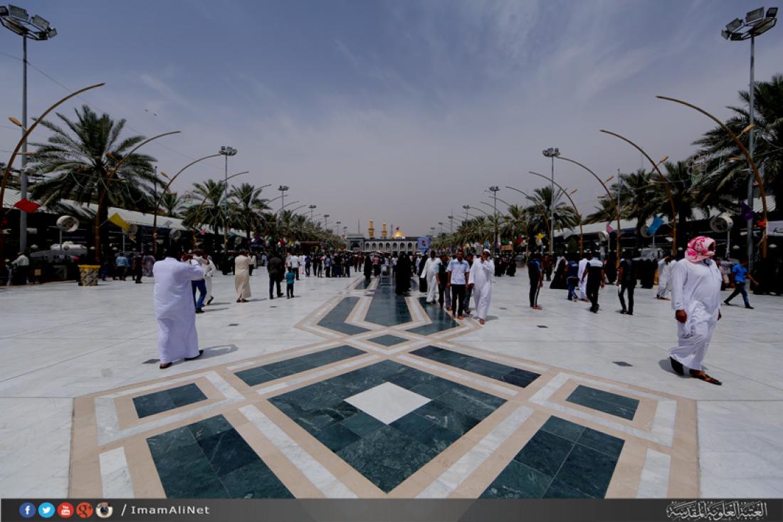 تقرير مصور : المؤمنون يحتفلون في ذكرى ولادة الامام المهدي عجل الله تعالى فرجه قي كربلاء المقدسه  | 
