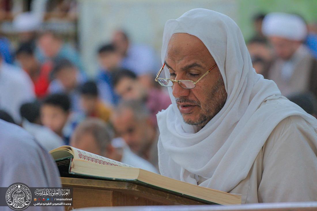 تقرير مصور : اليوم الاول من رمضان المبارك تبدأ الجلسة القرانية الرمضانية السنوية في العتبة العلوية المطهرة  | 