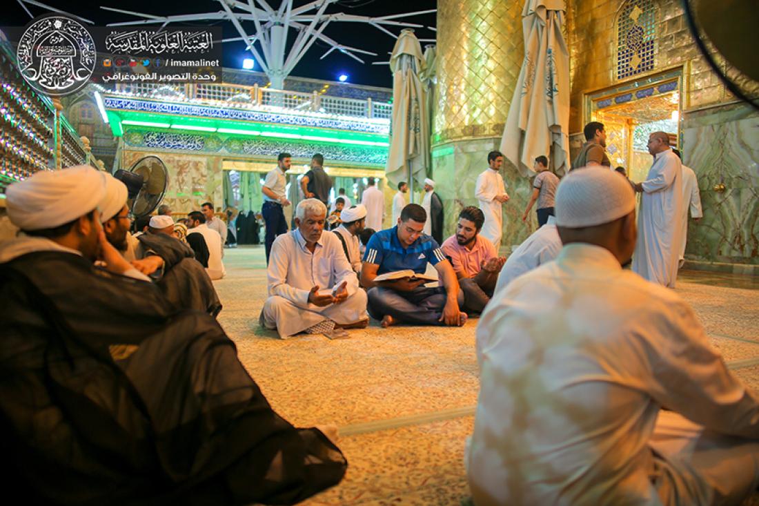 تقرير مصور : الاجواء الايمانية الرمضانية في العتبة العلوية المقدسة  | 