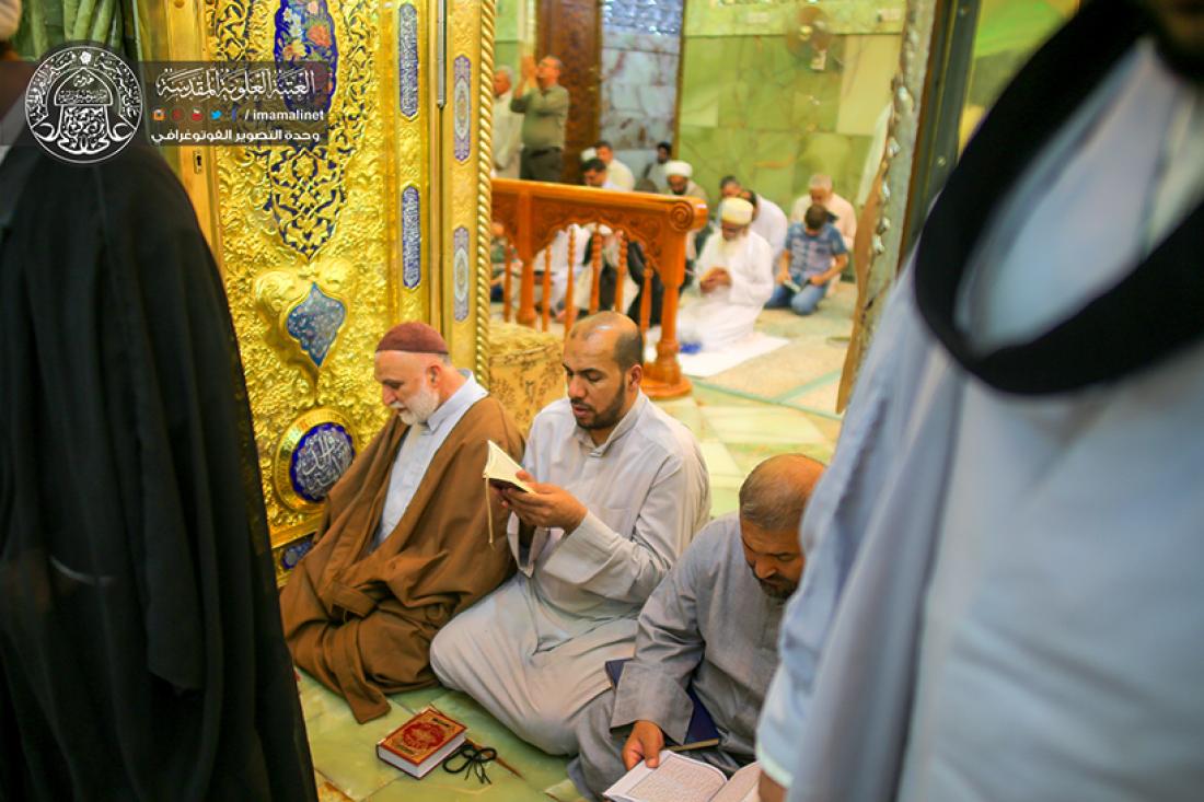 تقرير مصور : الاجواء الايمانية الرمضانية في العتبة العلوية المقدسة  | 