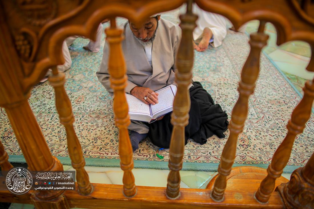 تقرير مصور : الاجواء الايمانية الرمضانية في العتبة العلوية المقدسة  | 