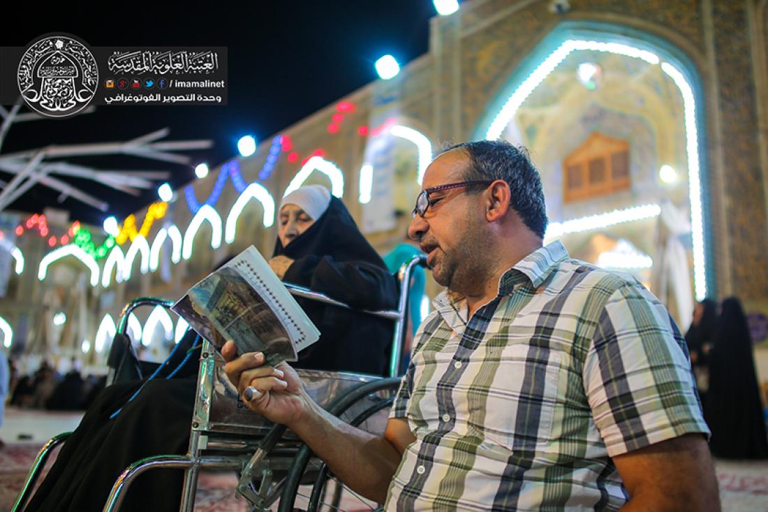 تقرير مصور : الاجواء الايمانية الرمضانية في العتبة العلوية المقدسة  | 
