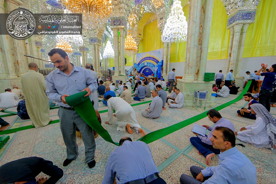 تقرير مصور : استعدادات دار القران في العتبة العلوية المقدسة للجلسة القرانية الرمضانية  | 